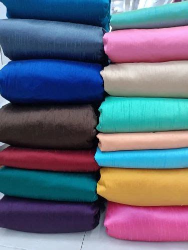 Plain Dupion Silk Fabric at Rs 40/meter in Surat | ID: 2851355948197