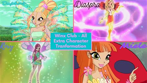 Winx Club All Side Fairies Transformation YouTube