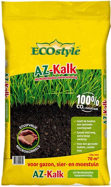 Ecostyle Az Kalk Micro Korrel Voor Gazon Sier En Moestuin