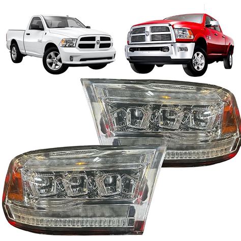 Farol Dodge RAM 2500 2012 2018 e RAM Classic 2022 2023 Mais Potência