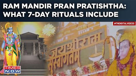 Ayodhya Ram Mandir Pran Pratishtha Begins Ahead Of Jan 22 Mega Event