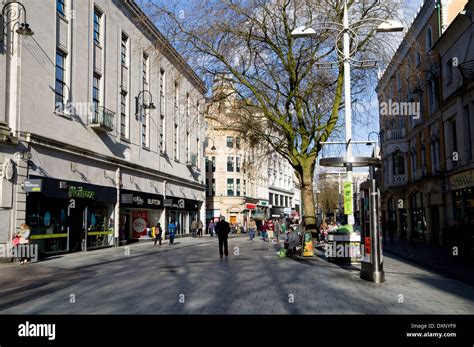 Queen Street, Cardiff City Centre, Wales Stock Photo - Alamy