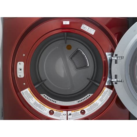 Lg 73 Cu Ft Electric Dryer Wild Cherry Red In The Electric Dryers