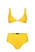 Designer Swimwear Bow Style Shoulder Strap Bikini Yellow