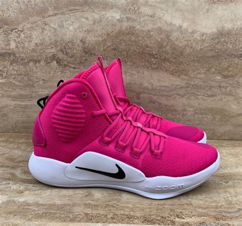 Nike HyperDunk X Mens Basketball Shoes Mid Kay Yow Vivid Pink Breast