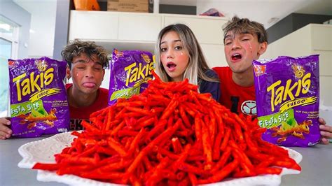 First To Finish Spicy Takis Wins Crazy Prize Youtube