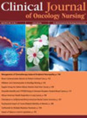 Clinical Journal Of Oncology Nursing CLIN J ONCOL NURS 学术之家