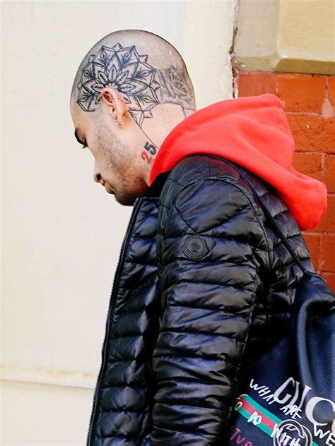 Zayn Malik's Tattooed Chrome Dome Eagle Tattoos, Boy Tattoos, Head ...