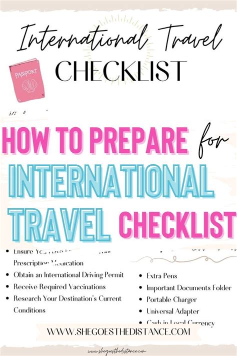 The Ultimate International Travel Checklist You Need To Steal