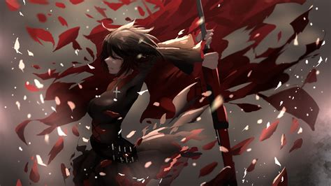 Ruby Rose Hd Wallpaper Rwby Anime By 暮也muy