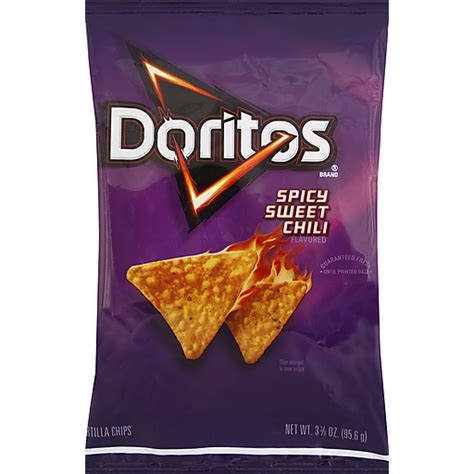 Doritos Tortilla Chips, Spicy Sweet Chili 3.375 Oz | Tortilla | Edwards ...