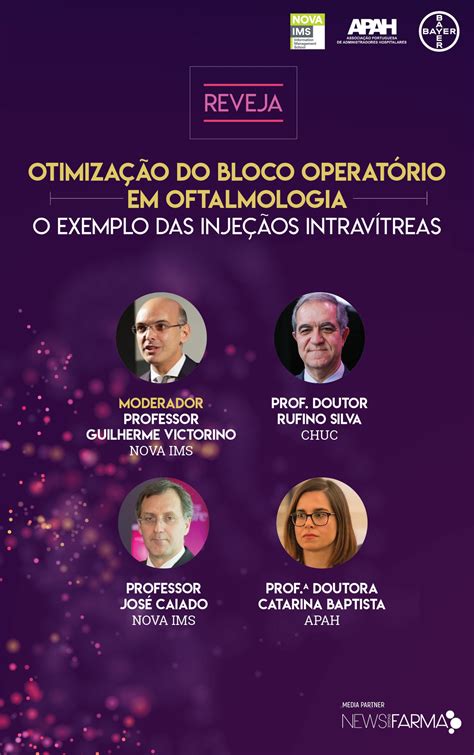 Otimiza O Do Bloco Operat Rio Em Oftalmologia O Exemplo Das Inje Es