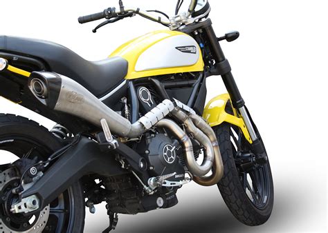 Buy Ducati Scrambler 800 14 16 High EXAN X Black Evo Inox Exhaust Full