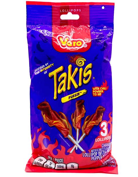 Takis Fuego Lollipop With Chili Powder To Dip Grocery