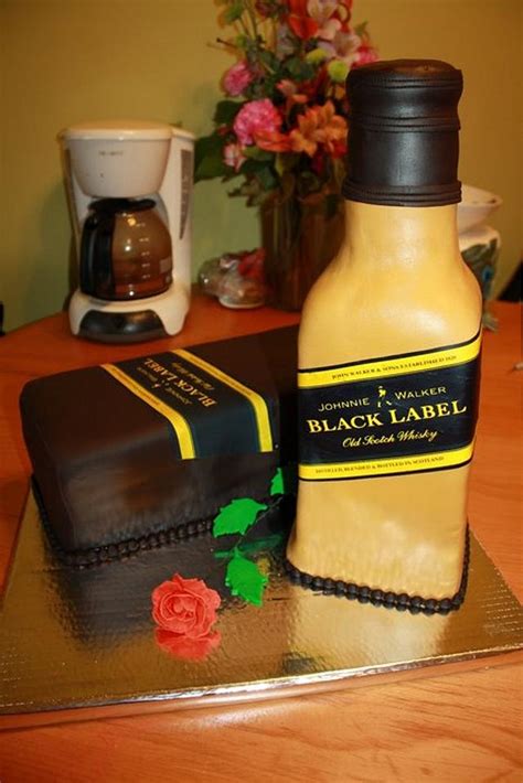 Whiskey Bottle 3d Cake Decorated Cake By Julia Ch Cakesdecor