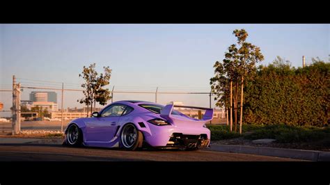Purple Porsche Cayman 2025 Omar Zayd