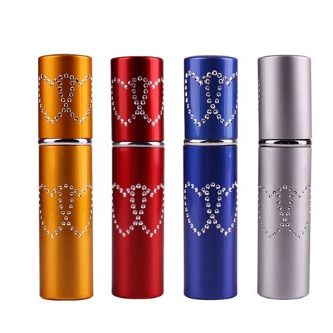 Ml Refillable Perfume Atomizer Mini Aluminum Metal Spray Bottles