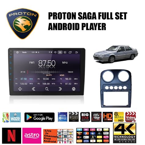 Proton Saga T L Full Set Android Player With Casing Full Set