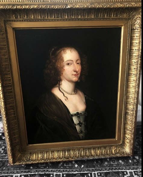 Antiques Atlas Oil Portrait Painting Lady Devereux Studio Van Dyck