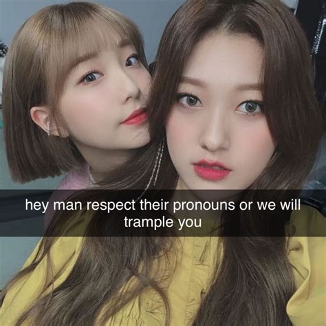 They Them Ver In 2023 Chuu Loona Kpop Memes K Pop Memes