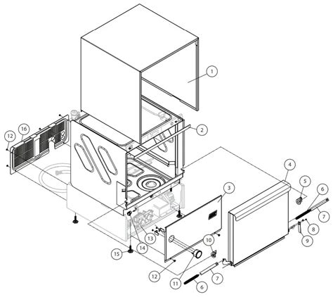 CMA DISHMACHINES UC65e M3 High Temperature Undercounter Dishwasher