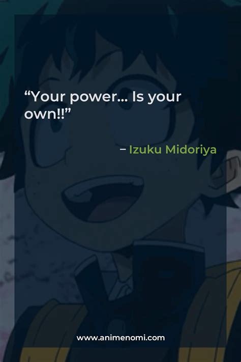 13 Hand Picked Best Deku Anime Quotes From The My Hero Academia Anime Artofit