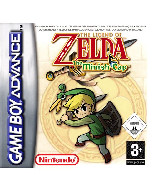 The Legend Of Zelda Minish Cap GBA