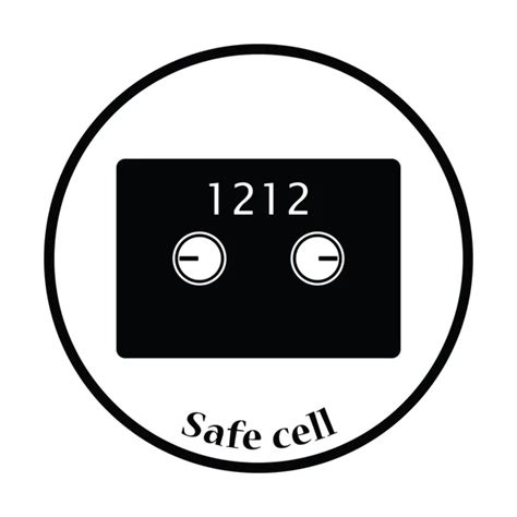 Safe Cell Icon Stock Vector By ©angelp 136494836