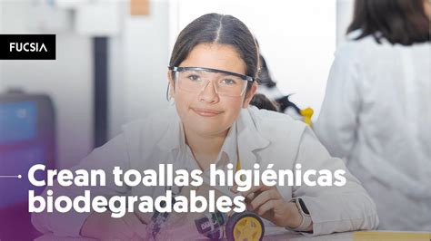 Estudiantes De Colegio Crean Toallas Higi Nicas Biodegradables Youtube