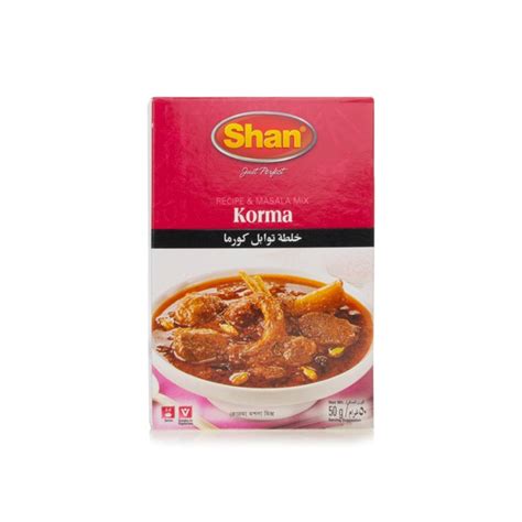 Shan Korma Masala Spice Mix 50g Waitrose UAE Partners