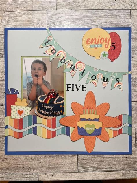 Pin By Connie Kleckner On Scrapbooking In Birthday Scrapbook