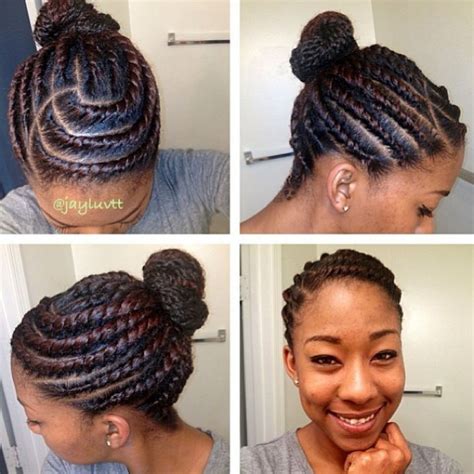 15 Best Ideas Braided Bun Updo African American Hairstyles