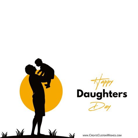 Greeting Cards for Daughters Day 2023 | Daughters day, Happy daughters ...