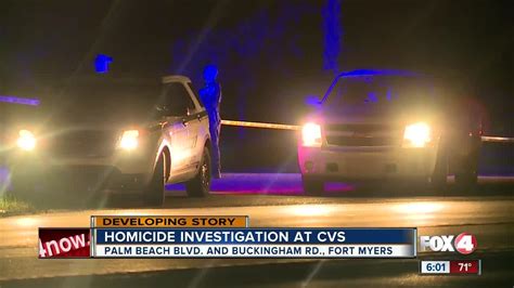 Homicide Investigation At Cvs In Fort Myers Youtube