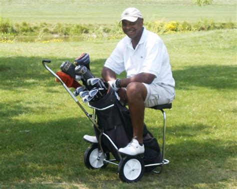 Golf Push Pull Carts With A Seat - More Photos