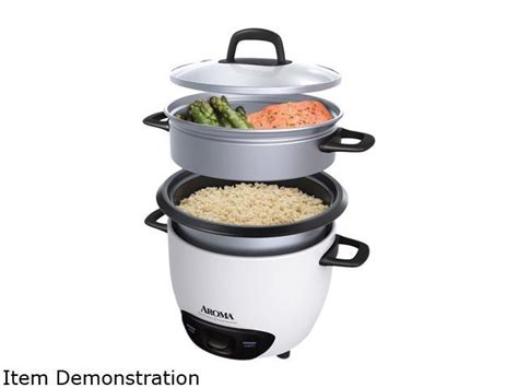 Aroma Arc 743 1ng 3 Cups Uncooked6 Cups Cooked Pot Style Rice Cooker And Food Steamer