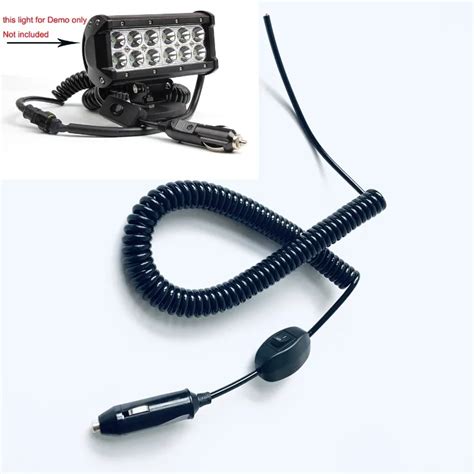 180w 12v 15a Car Cigarette Lighter Plug Onoff Power Switch Wiring Cable For Led Work Light Bar