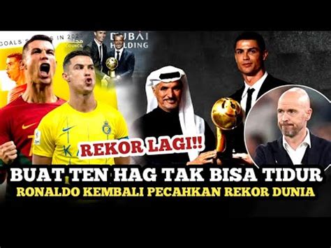 Rekor Lagi Buat Ten Hag Panas Ronaldo Pecahkan Rekor Dunia Kalahkan