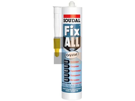 Герметик Soudal Fix All Crystal на основе ms полимера 290 мл – купить в ...