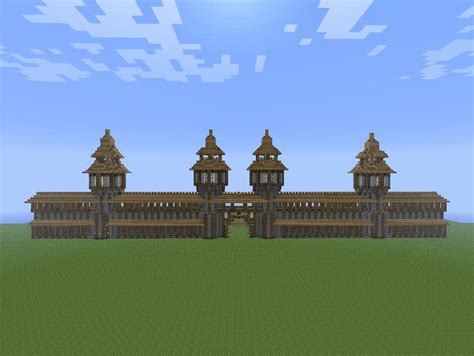 Medieval Town Project Update 1 First Wall Minecraft Project