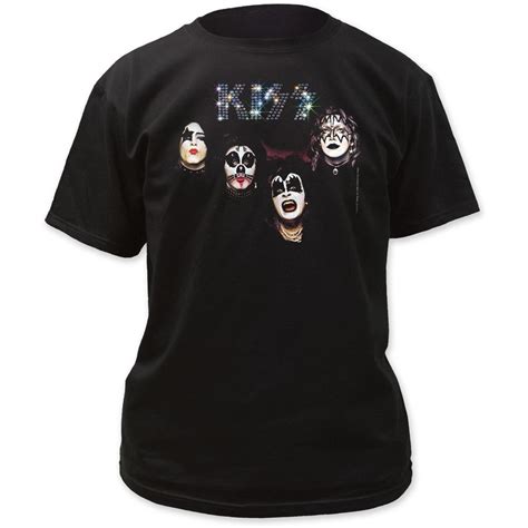 Kiss Self Titled Album Black T Shirt Brand New T Shirt Men Short Sleeve T Shirt New Funny Brand