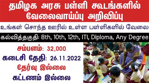 Government Jobs 2022 Tamilnadu Government Jobs 2022 In Tamil Tamilnadu ...