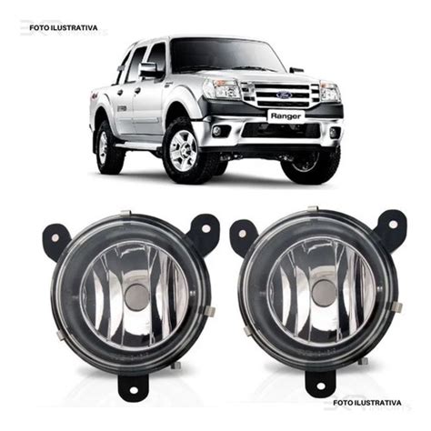 Par Farol Milha Auxiliar Ford Ranger 09 2010 2011 2012 Novo Submarino