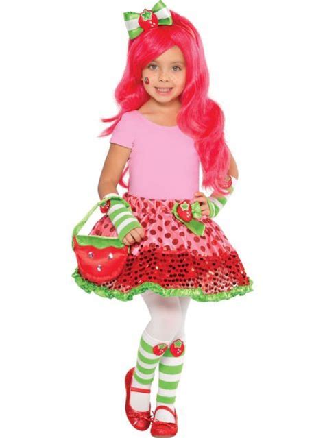 Child Strawberry Shortcake Costume Kit Party City Strawberry