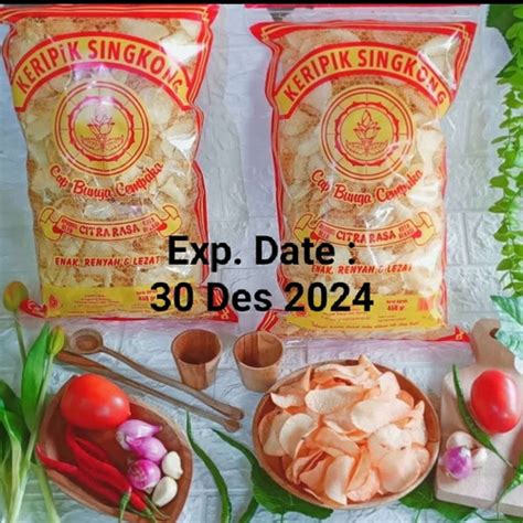 Jual Keripik Singkong Cap Bunga Cempaka Citra Rasa 450 Gram Jumbo