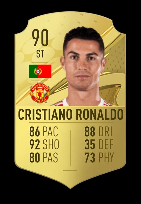 Prediction Fifa 23 Rare Gold Card Fifa Card Ronaldo Cristiano Ronaldo