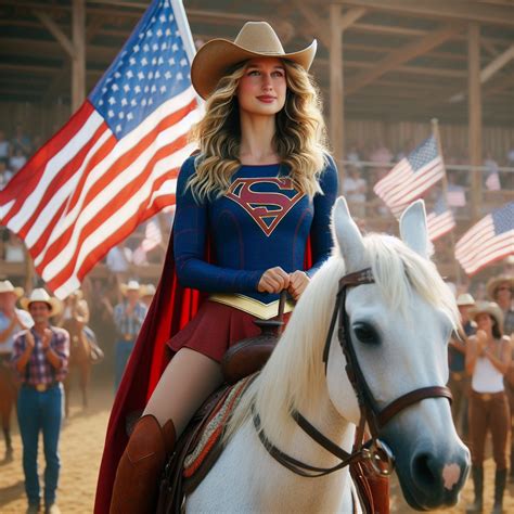 Sexy Supergirl Cowgirl By Gardenia76 On Deviantart