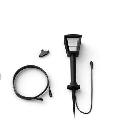 Philips Hue Econic White And Color Ambiance Outdoor Smart Pathway Light Base Kit Ebay