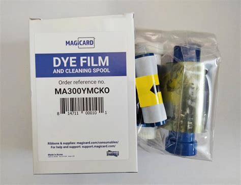 Thermal Magicard Ma Ymcko Full Panel Dye Film Ribbon For Printer