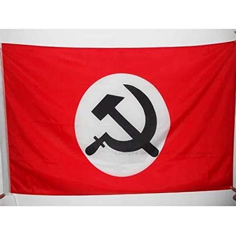 Russian Communist Flag Nazi Flag